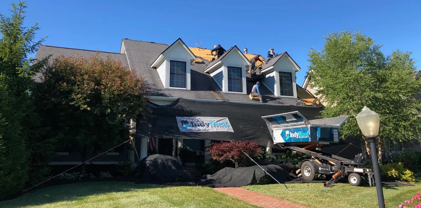 Flashing and seam work in New Whiteland